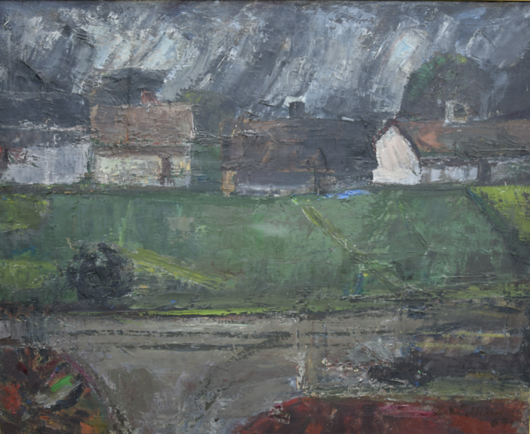 Pejzaż Wiejski, 1963, 77x95